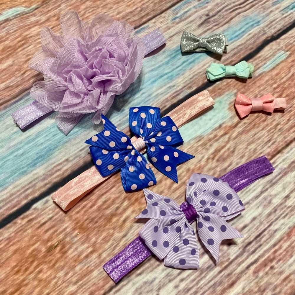 Baby Girl Hair Bows and Clips
